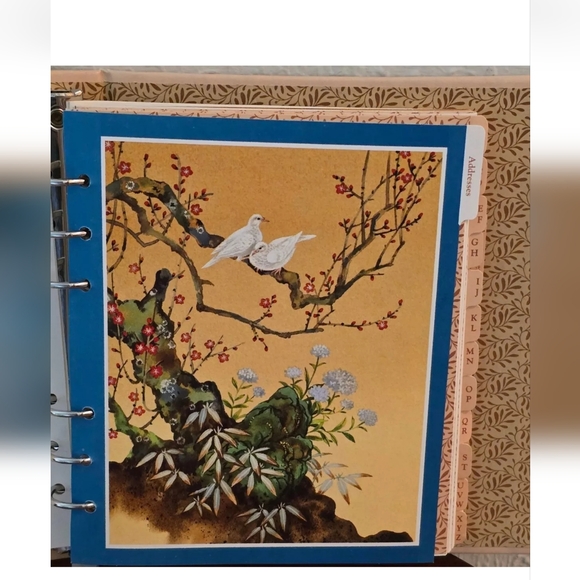 Vintage 1983 Hallmark Birds  Phone/Address Book with Calendar - Picture 9 of 16